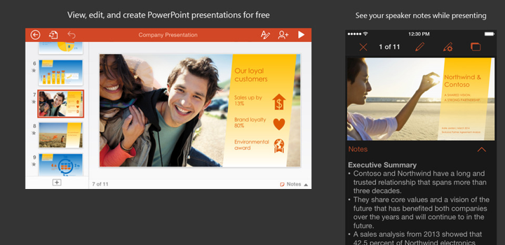 PowerPoint για iPhone