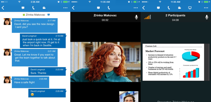 Skype for Business για iPhone