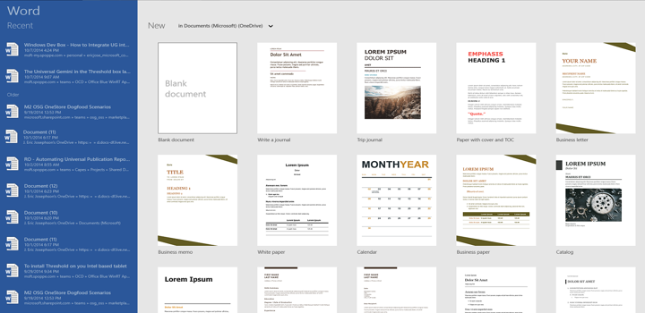 Word για Windows 10